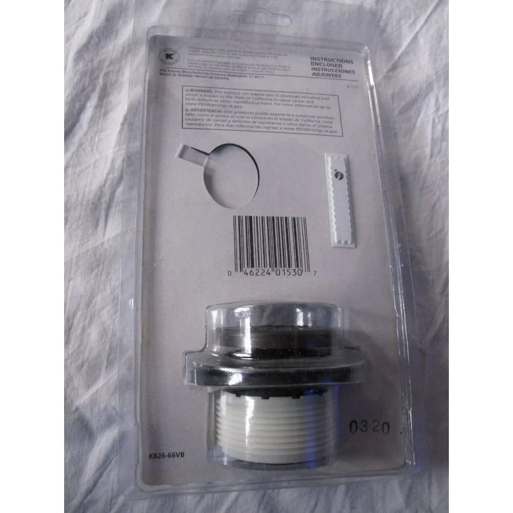 Kenney Oil Rubbed Bronze Finish Foot Lok‎ Stop Trim Kit Bath Tub Drain K826-66VB